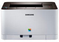 Цветной лазерный принтер Samsung SL-C410W (A4, 16/4 стр./мин, 2400x600dpi, 256Мб, SPL-C, USB, Ethernet 10/100BaseTX, IEEE 802.11 b/g/n, лоток на 150 листов, NFC)