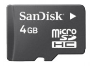 Карта памяти Sandisk microSDHC Card Class 4 4GB + SD adapter (SDSDQM-004G-B35)