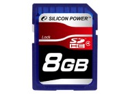 Карта памяти Silicon Power SDHC Card 8GB Class 4 (SP008GBSDH004V10)