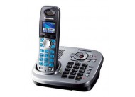Беспроводной телефон Panasonic KX-TG8041RUM (серый металлик, двойной набор, автоответчик)