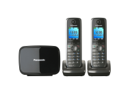 Беспроводной телефон Panasonic KX-TG8612RUM (серый металлик)