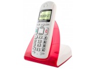 Беспроводной телефон Sagemcom D27T (красная подставка)